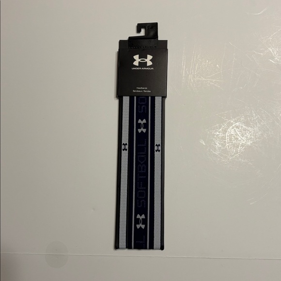 Under Armour Softball Headbands 3 Pack in Blue and Gray - Picture 2 of 6
